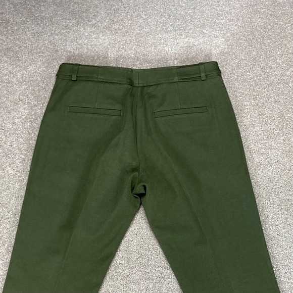 Banana Republic Sloan Utility Pants Womens 6 Olive Green Slim Fit Stretch Office - Picture 6 of 15